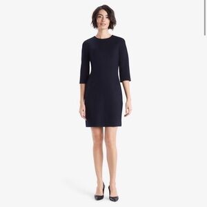 NEW M M Lafleur Lena Point dress in navy NWT new with tag